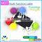 Useful convient multi phone cable in a silicon ball ,4 in 1 mobile phone cable