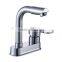 Design Bathroom Two Hole Single Handle Basin Faucet