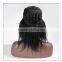 Hot afro kinky straight human hair lace front full lace silk top wig