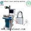 Fast and high efficiency fiber laser marking machine used in marking rings bracelets mugs watches sanitary ware IC keyboard etc