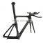 2016 new carbon TT frame BB86 DI2 compatible carbon road time Trai triathlon frame