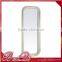 Salon Mirror with Tempered Glass Shelf Lavatory Plastic Rectangle Mirror Hot Sale Plastic Frame Combined Mirror