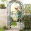 metal garden flower arch