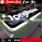 stainless steel with painting color led backlit light box