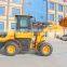 1.5ton wheel loader with 0.8CBM bucket capacity / mini and compact wheel loader ZL16F loading 1600kg /construction machinery