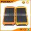 Hot new products for 2015 waterproof 8000mah solar power bank for smart phone