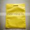 yellow cheap manufacture ultrasonic d cut non-woven bags