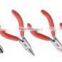 Pliers Kit 4 pcs Mini Pliers Kit Size 75 mm with Glittering PVC. Contains Chain, Flat,Round & Side Cutter
