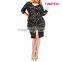 Fashion Sleveless Plus Size Short Fat Women's Evening Dress