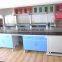 Chemicial Steel Laboratory Island Bench With Reagent Shelf
