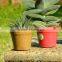 Eco-creative Cheaper Bamboo Fiber Flower Pot Garden Pot