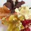 Lily Fall Theme Brown Tangerine Yellow Orange Red Handmade Mulberry Paper Flower, Thanksgiving, Scrap-booking Crafts, Wholesale