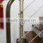 Prefabricated stainless steel wood straight stairs China supplier                        
                                                Quality Choice