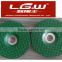 H538 China factory price 4''inch black/green flexible grinding wheel for metal/inox/stainless steel