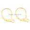 Nickel cadmium free Lever Back Earring Component brass earring findings