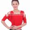 2016 High quality cheap women cotton red tribal belly dance tops dancing costume top for sale