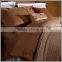 Fashion casual plaid jacquard brown dyed duvet cover and pillow covers