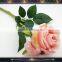 wholesale fabric wedding flower single stem silk roses
