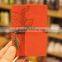 Embossing leaf design PU leather card holder bag