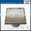 Stainless Steel Square Bathroom Floor Drain With Plastic Outlet