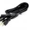 (WK-C004) UL approval USA CSA American Canada 6 foot NEMA 5-15P SJT 105C 18AWG*3C 3 sprong ac power cord to IEC C13 female end