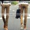 2016 hot sale washed fashion casual chino pants professional manufacturer