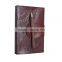 Large Embossed Leather Journal Cover With Pencil Closure