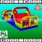 outdoor kids playground inflatable obstacle course equipment