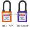 Good sale durable Nylon Shackle Dust-proof Safety Padlock Can be Customized