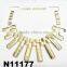 fashion rectangle shaped statement necklace gold necklaces jewelry 2015