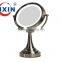 table mirrors with LED, wall-mounted mirror10" led elastic handle mirror