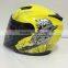 DOT ofvdouble visor open face helmet