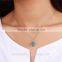 Factory wholesale sale jewellery set 18K gold plated 925 sterling silver precious natural Amethyst Topaz Pendant Necklace