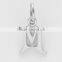 English letter M charms alphapet M charms and pendants with different style