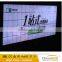 Hook for wall mounting outdoor led light box signs with frameless fabric poster
