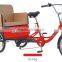2015 hot sale 20" adult rickshaw/tricycle/trike/bicycle/cycle