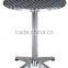 Cheap crossing bottom durable aluminum table base F2H5