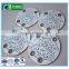 High power and density circuit board with white soldermask