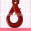 European type high quality clevis self locking safety hook