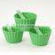 Colorful ice cream serving bowl set with embossed logo