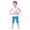 mermaid outfits bright summer soft cotton knit clothes set