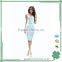 blue elegant one-piece strap bodycon fashionable latest dresses designs