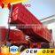 New 2 axle 40 cubic meter container tipper trailer or dump semi trailer for sale