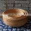 Natural rattan woven basket with bowl shape