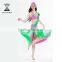 Wuchieal wholesale 2015 Elegant Spandex Long Arabian Ballroom Performance Costume Dress for Women
