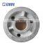 Factory supply 6" silver color caster wheel, cast iron indust rial caster wheel