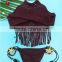 Hot sexy tassels wholesale swimwear woman bikini