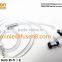E10 2016 hot sale colorful in-ear stereo earphone with new design