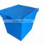 Nestable and Stackable Moving Plastic Storage Box Storage Box 62L for Moving