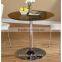 2016 Wholesale modern dining room round tempered glass malaysia dining table